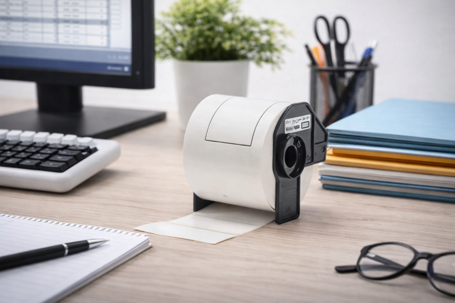 Brother compatible DK-11241 102 x 152mm 200stks (inclusief houder) - Afbeelding 2