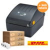 Zebra Labelprinter DHL + 900 labels Starterset