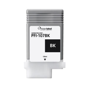 Canon PFI-107BK (Huismerk) zwart