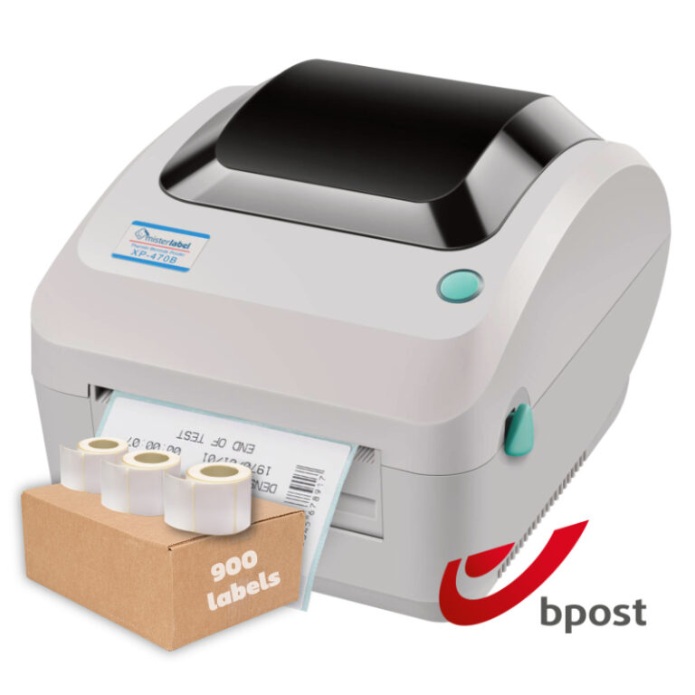 Budget Labelprinter starterset Bpost + 900 labels gratis