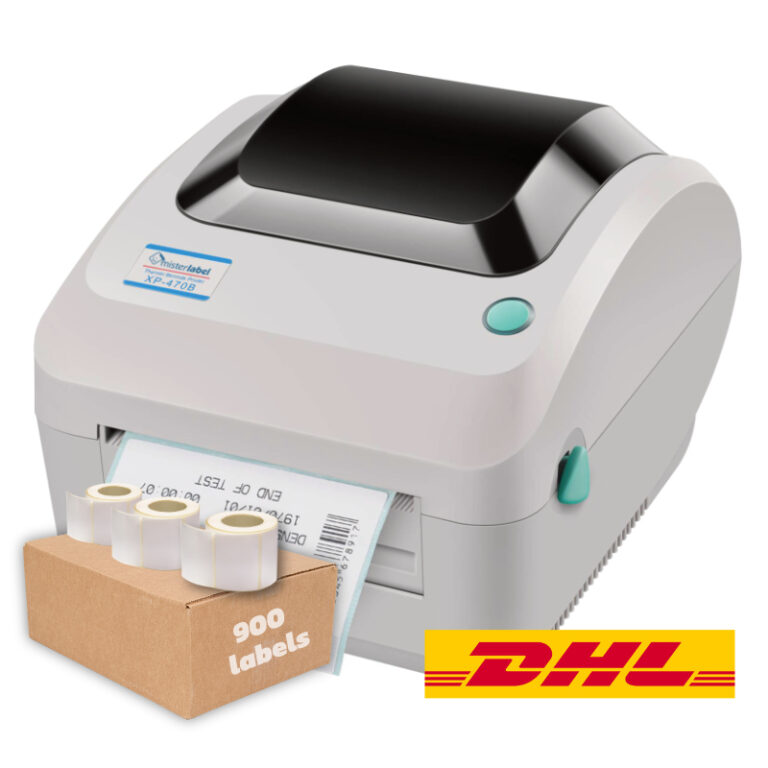 Budget Labelprinter starterset DHL + 900 labels gratis