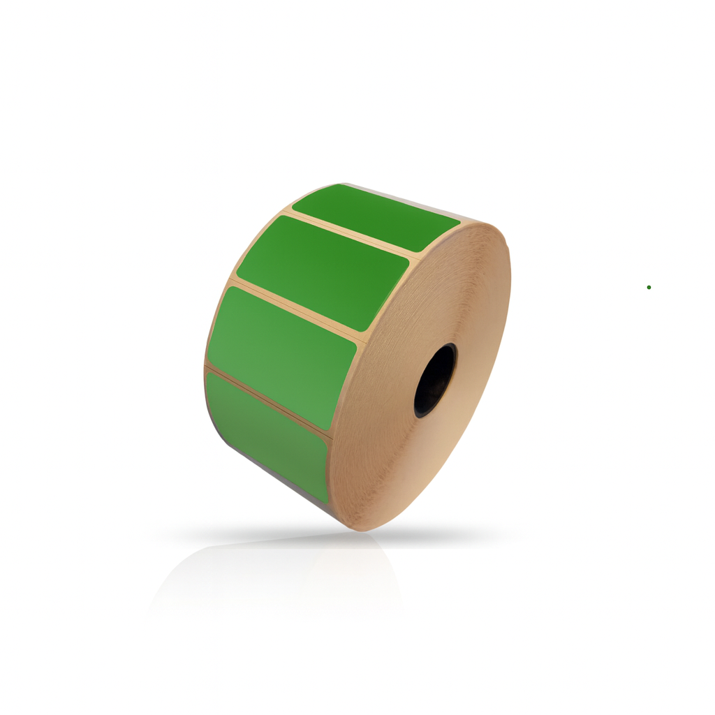 Zebra compatible 57x32mm 1500stks Groen (25mm kern)