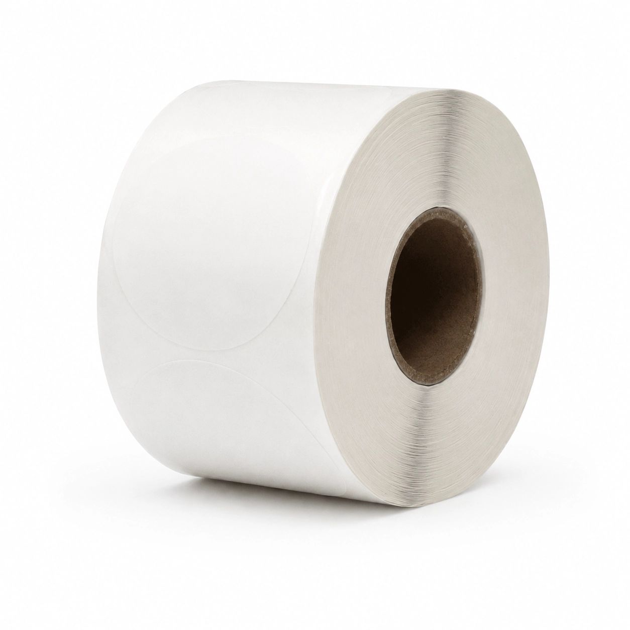 Sticker rond 50mm 500stuks Wit (25mm kern) - Afbeelding 4