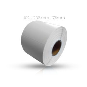 Zebra compatible 102x202mm 900stks (76mm kern)