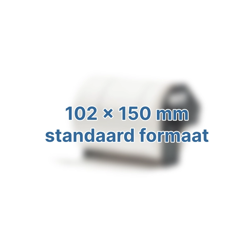 102 x 150 mm verzendlabels: waarom is dit het standaardformaat?